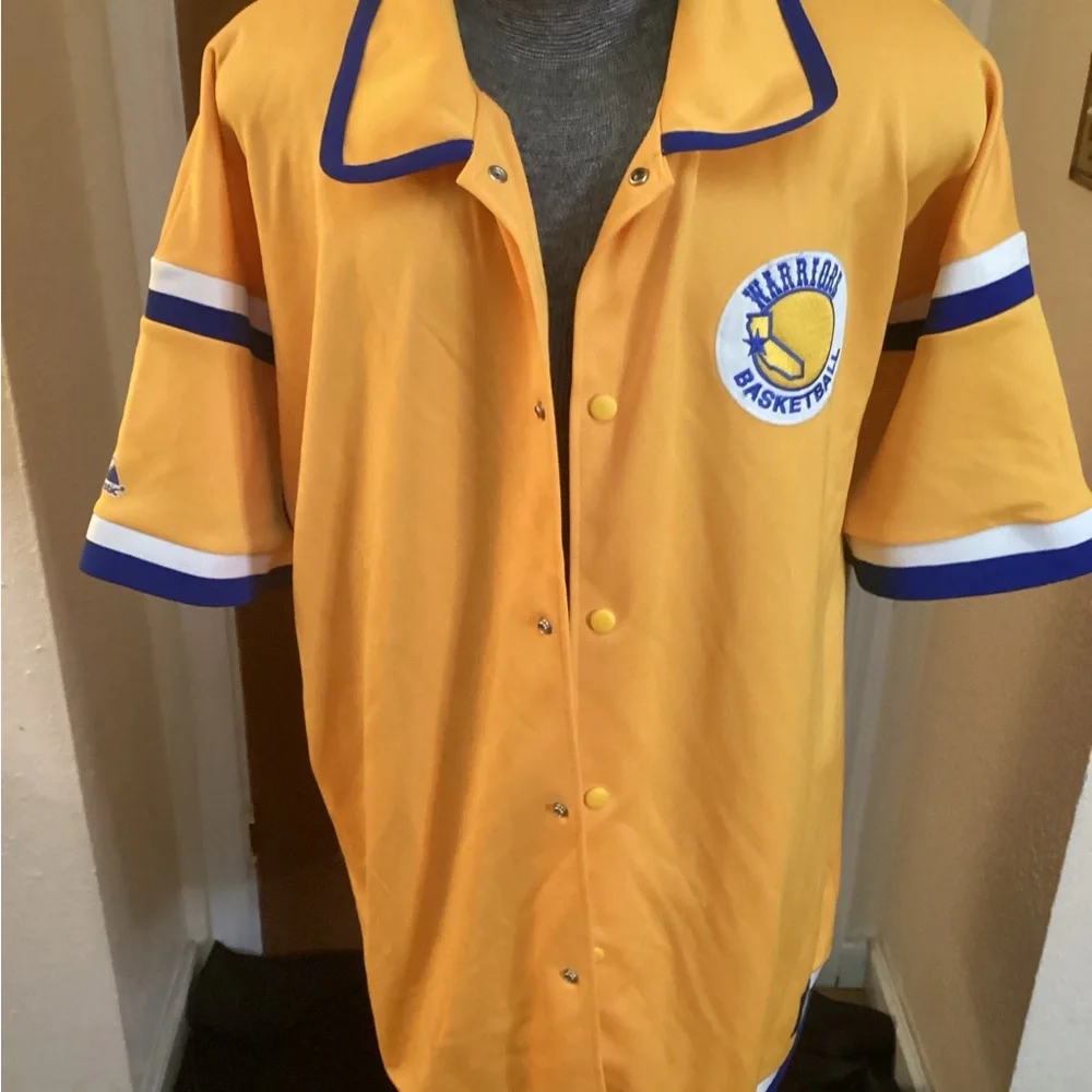 Vintage Golden State Warriors warm up jacket, size 3X.. 190 - Picture 3 of 10
